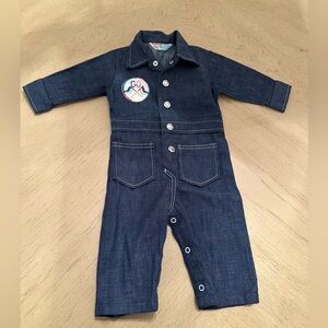 Vintage Health-Tex  12 months  Baby Jean Jumpsuit, Coverall, Halloween Costume